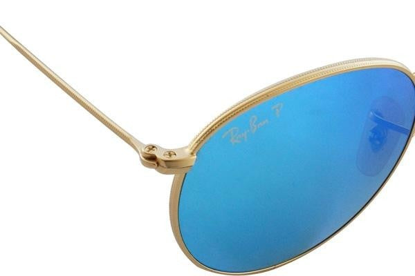 Ray-Ban Round Metal Flash Lenses RB3447 112/4L Polarized